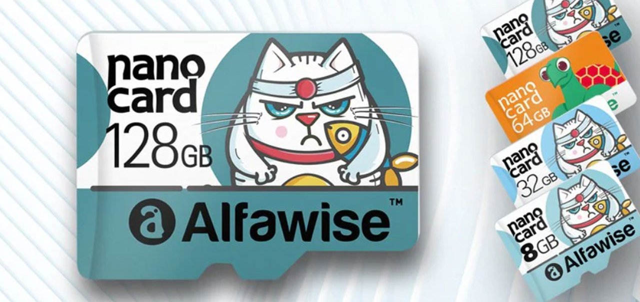 Em busca de memória? MicroSD da Alfawise de 128 GB está por apenas R$ 80