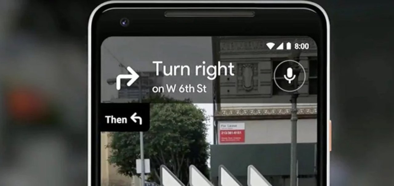 Google Maps começa a testar navegação com uso de realidade aumentada