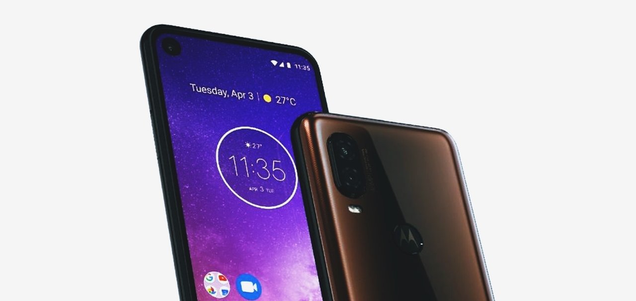 Imagem vazada do Motorola One Vision mostra aparelho com ‘buraco’ na tela