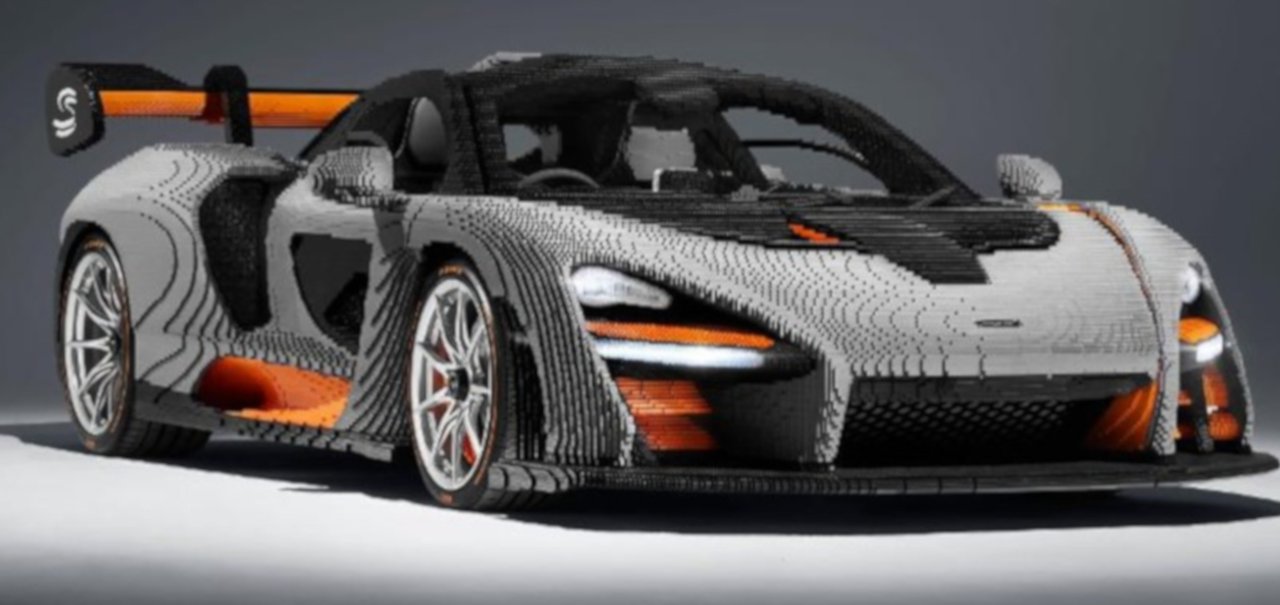 LEGO fez uma McLaren Senna em tamanho real usando 500 mil peças