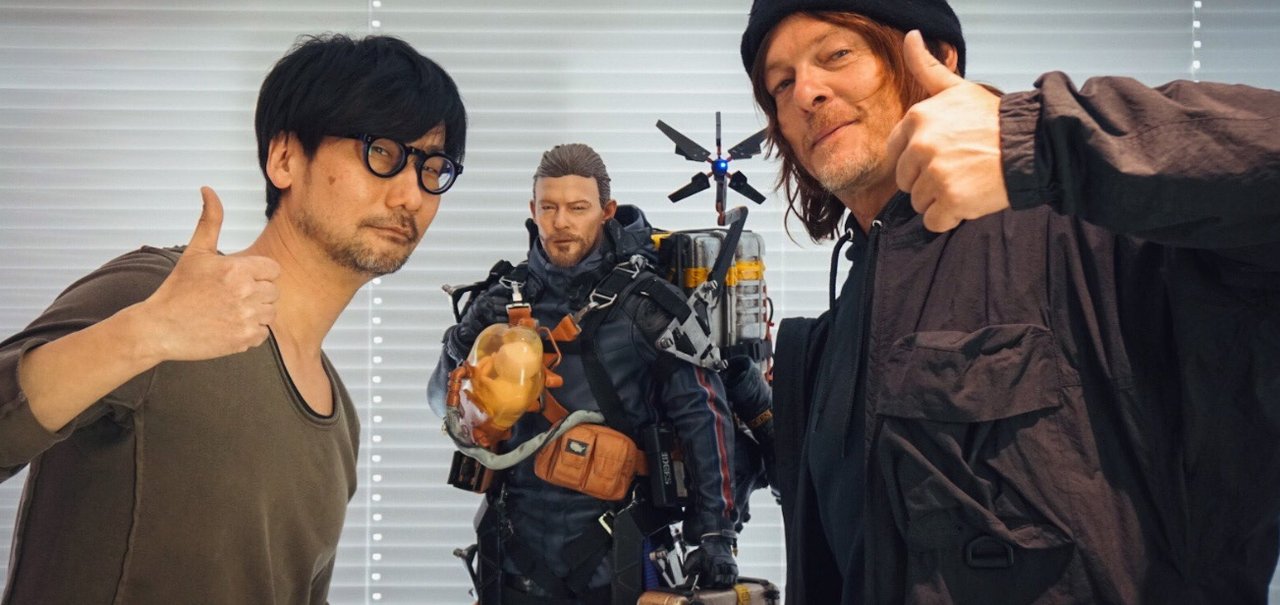 Só agora Norman Reedus visitou o estúdio de Hideo Kojima; veja fotos