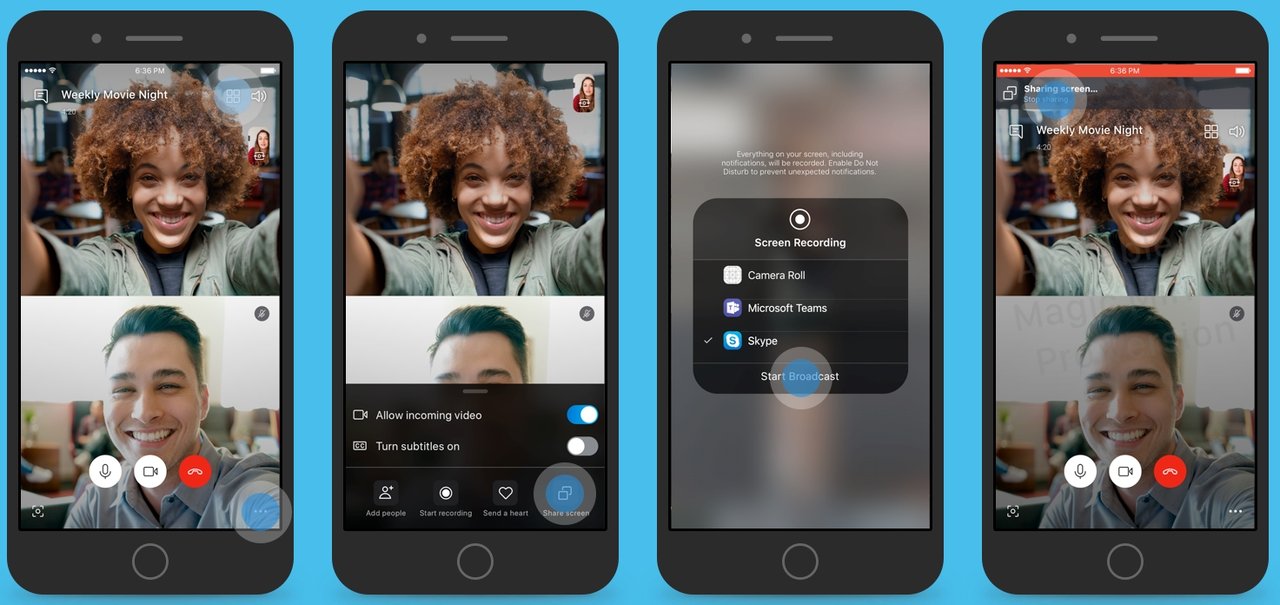 Skype Beta permite compartilhamento de tela no Android e no iOS