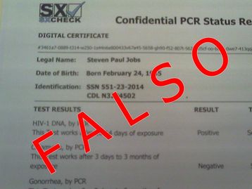 Teste de HIV positivo de Steve Jobs que circula na web é falso