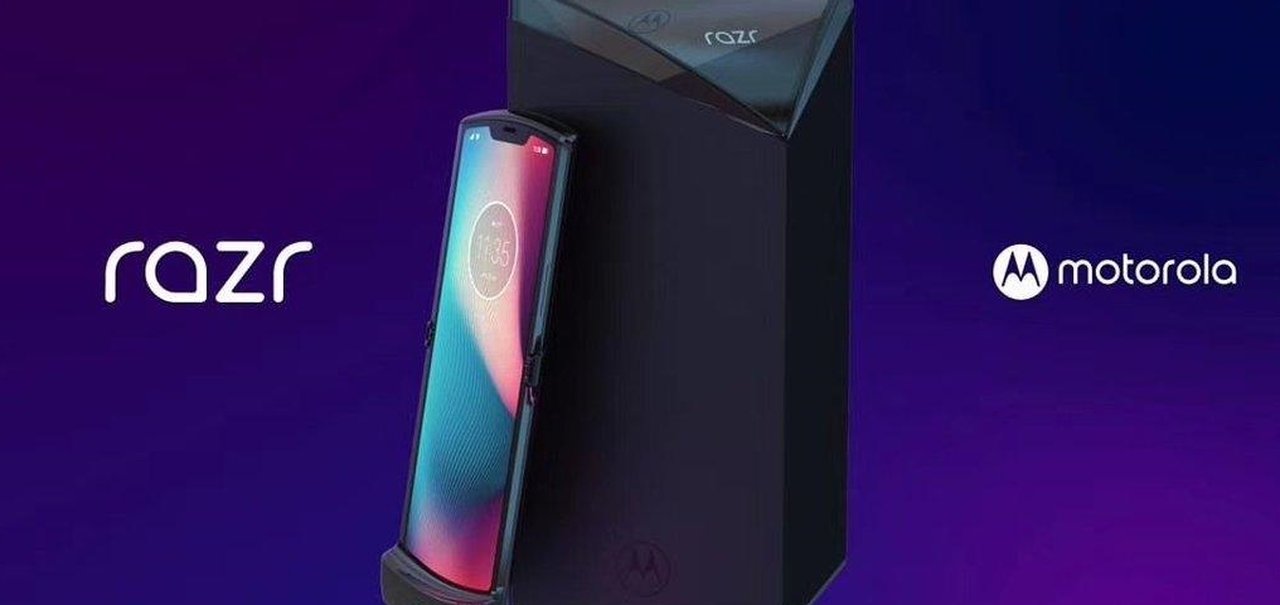 Suposto Motorola Razr V4 dobrável aparece em imagens com caixa e acessórios