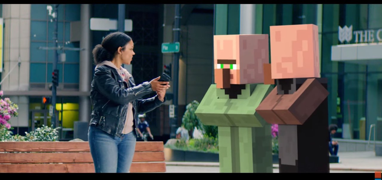 Microsoft faz teaser de Minecraft em realidade aumentada e marca anúncio