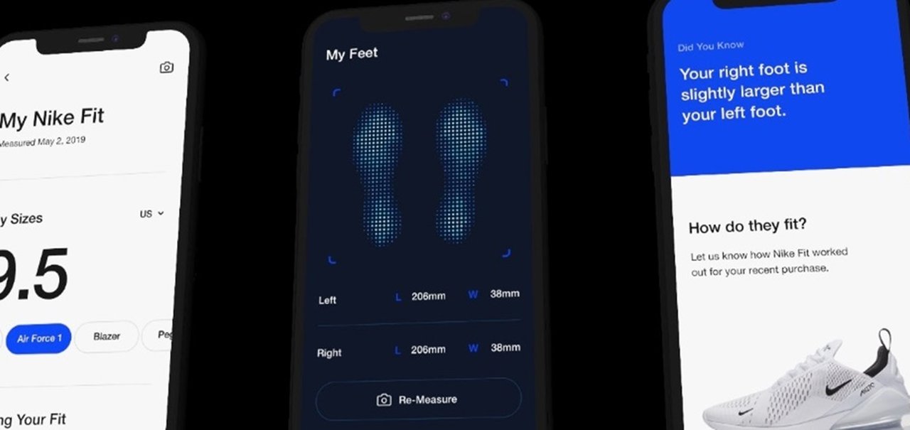 Nike vai usar realidade aumentada para encontrar o tênis perfeito para você