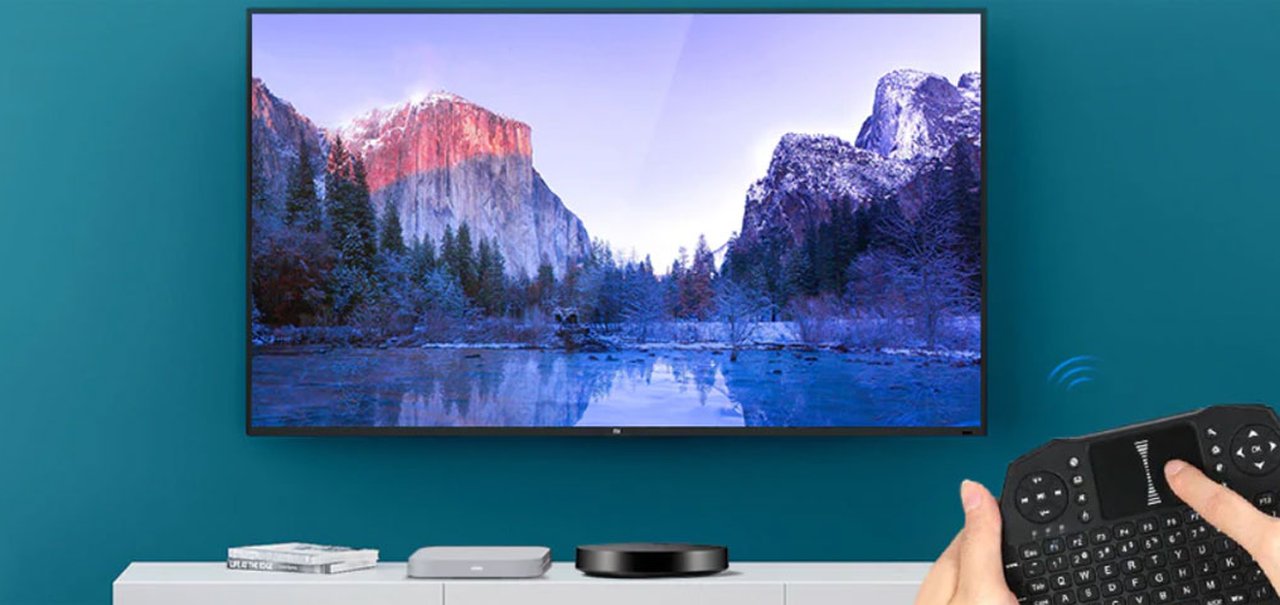 Controle remoto com teclado é barato e funciona no Android, TVs e consoles