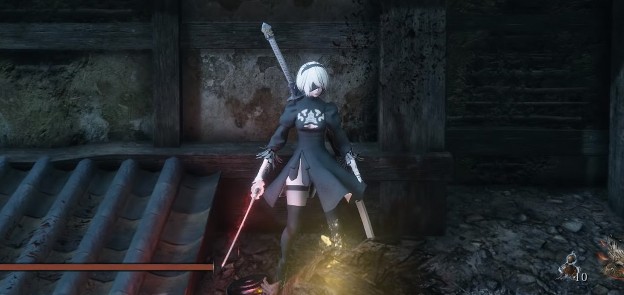 Sekiro: Shadows Die Twice ganha mod que adiciona 2B de NieR: Automata