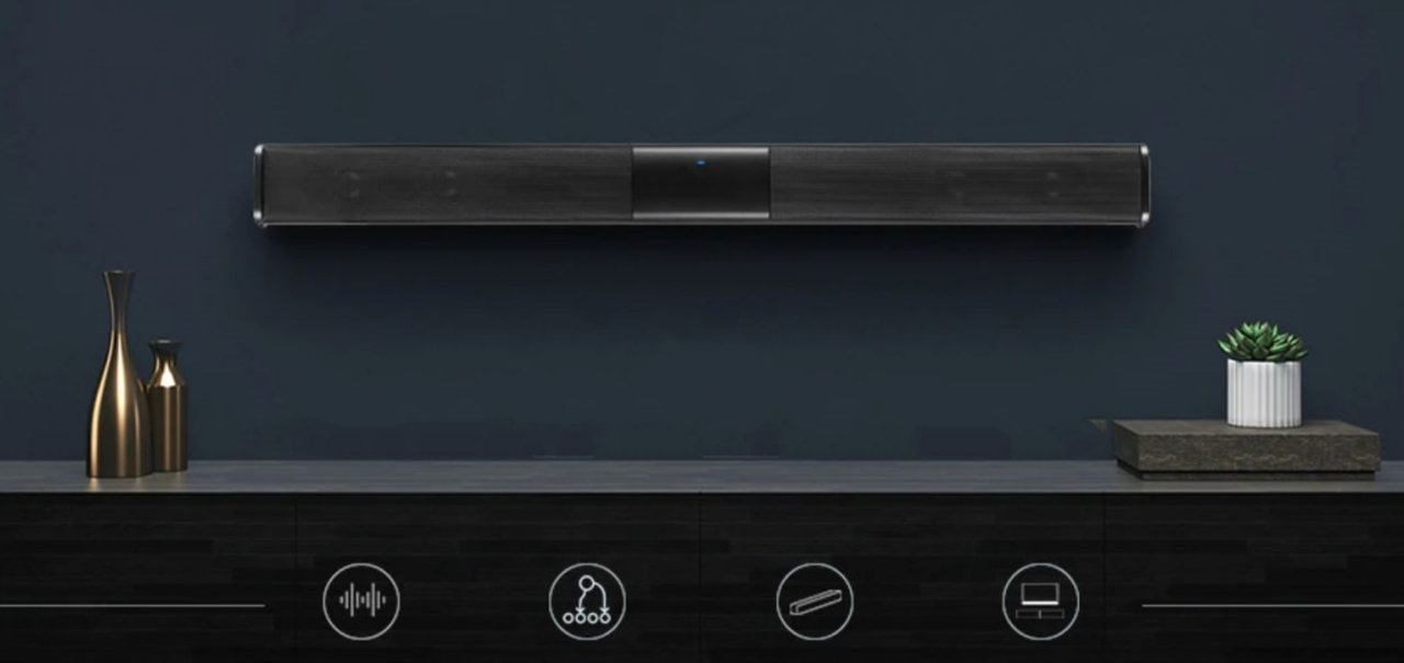 Soundbar Bluetooth promete elevar experiência do áudio da TV por R$ 160