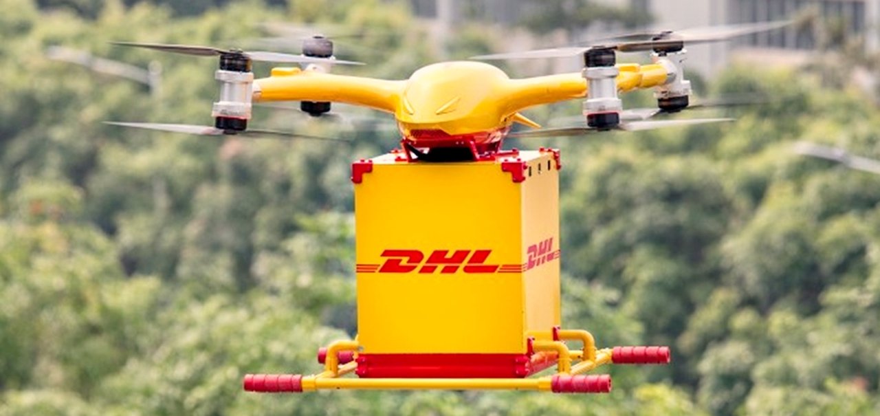 Drone entrega encomenda em novo sistema automatizado na China [vídeo]