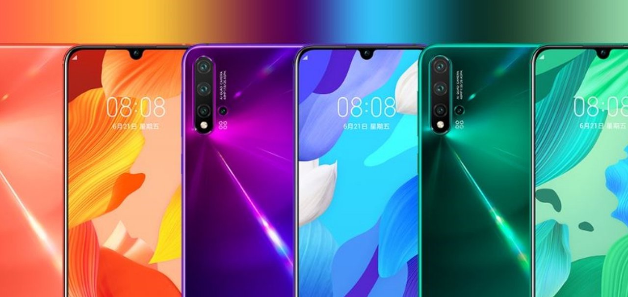 Huawei mostra prévia do Nova 5 Pro com quatro câmeras traseiras