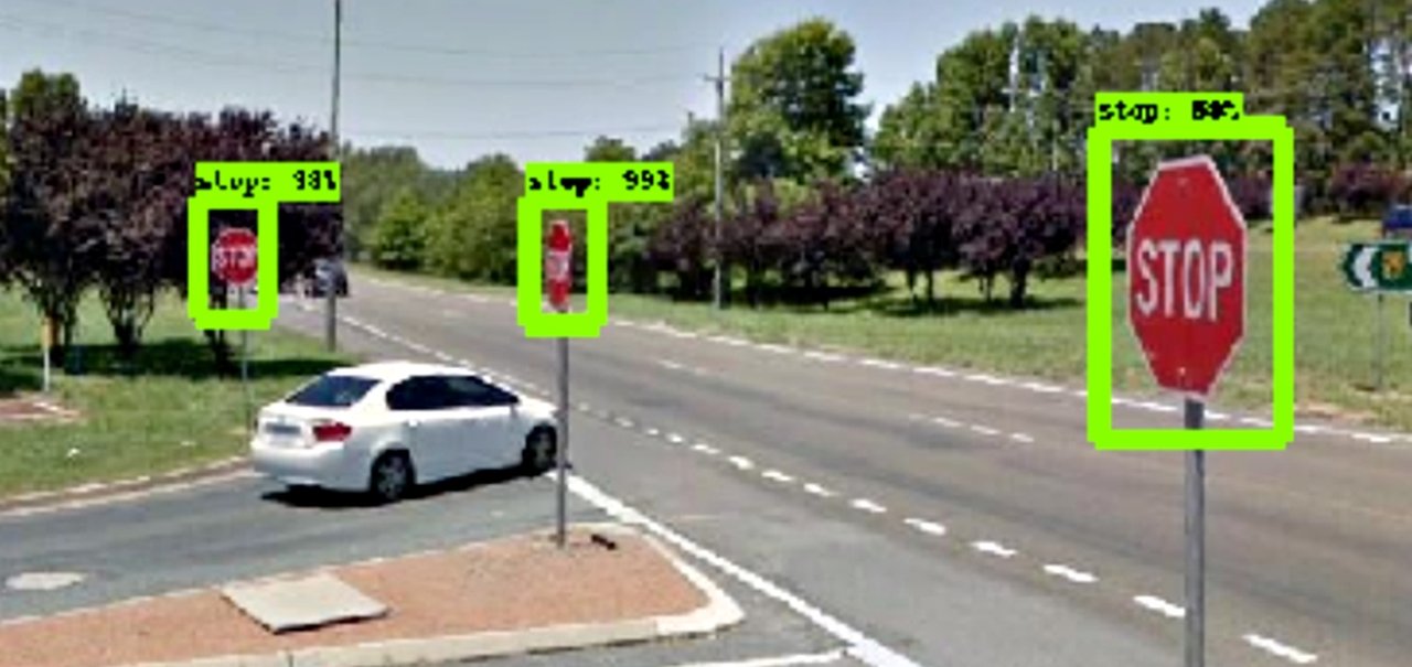 IA usa Google Maps para identificar placas de trânsito danificadas