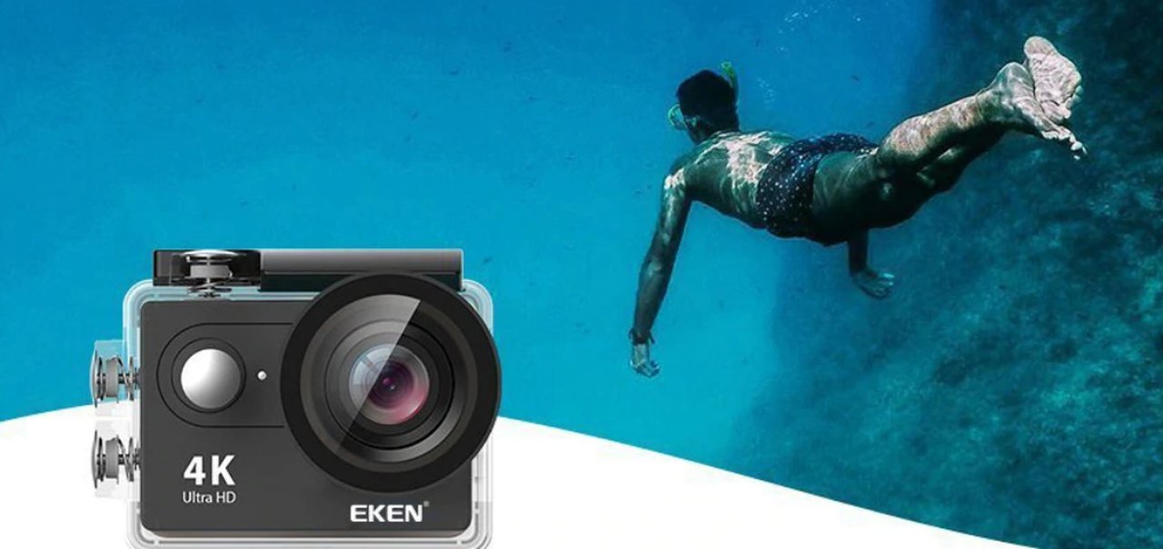 EKEN H9s 4K: rival da GoPro para esportes e drones tem preço acessível