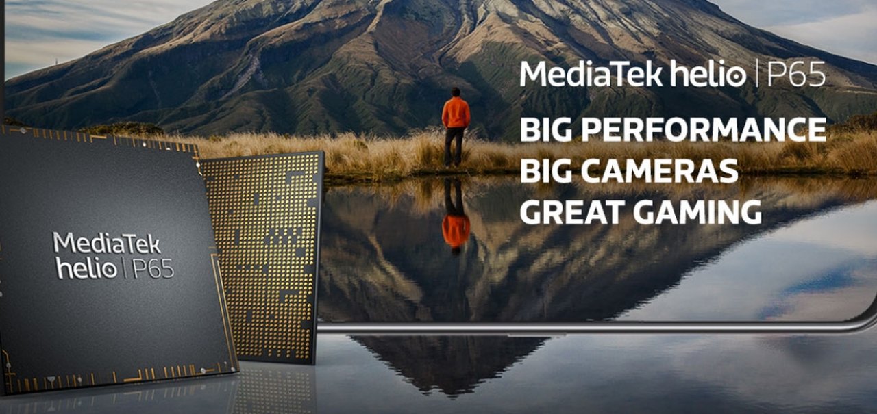 MediaTek anuncia a CPU Helio P65 com desempenho 25% superior à antecessora