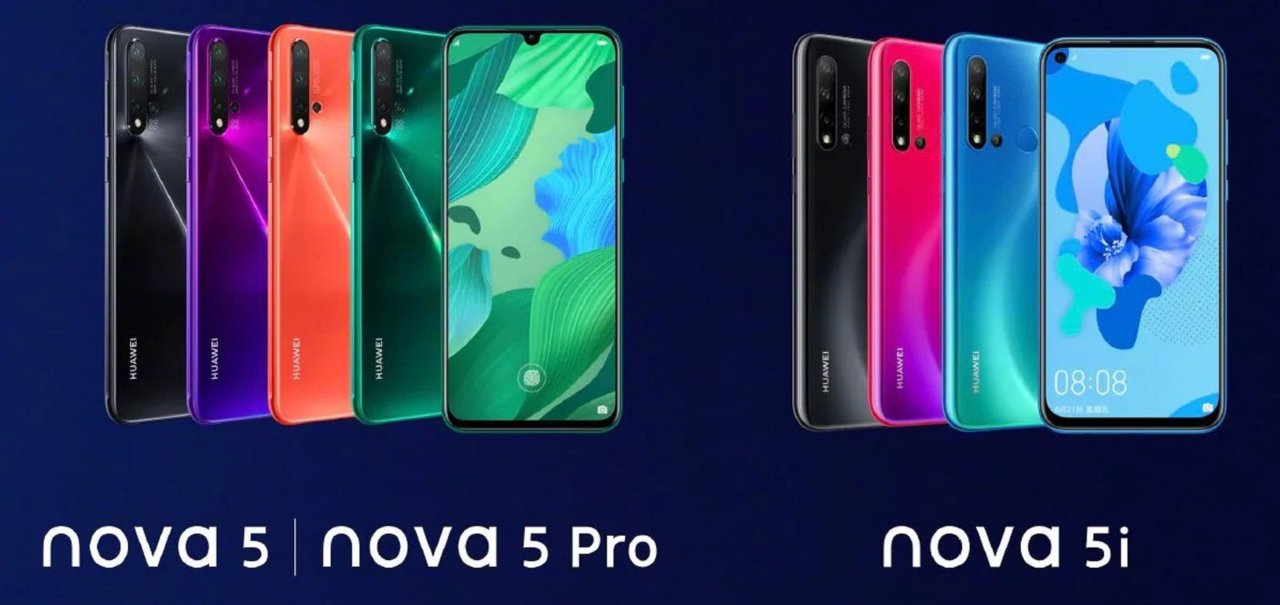 Huawei nova 5 Pro chega amanhã (28) ao mercado chinês