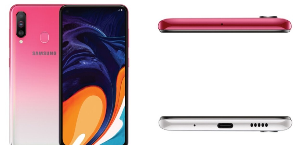 Samsung Galaxy A60 ganha nova versão cor-de-rosa