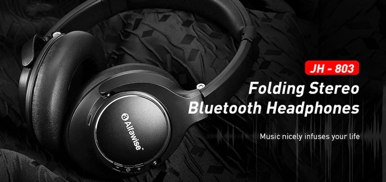 Alfawise JH-803: fone Bluetooth dobrável com rádio FM e microfone por R$ 90