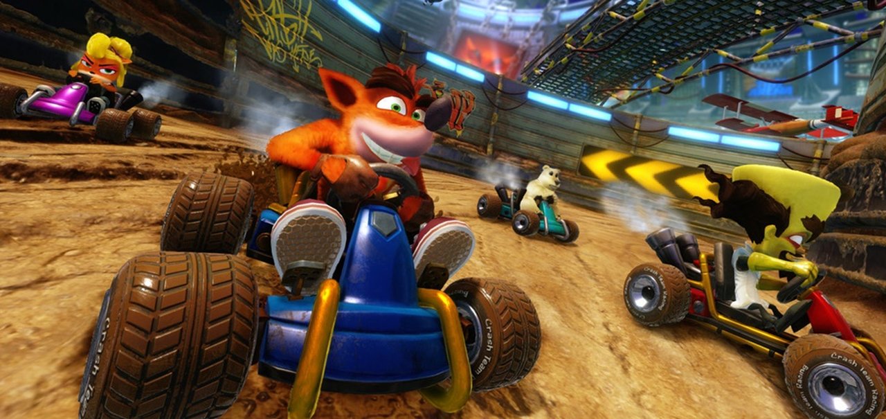 Crash Team Racing Nitro Fueled reuniu mais de 1 milhão de jogadores online