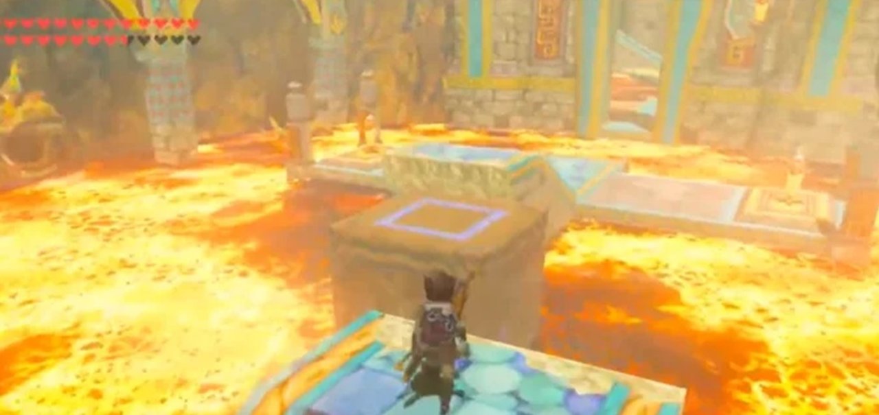 Earth Temple de Zelda: Skyward Sword é recriado em Breath of the Wild