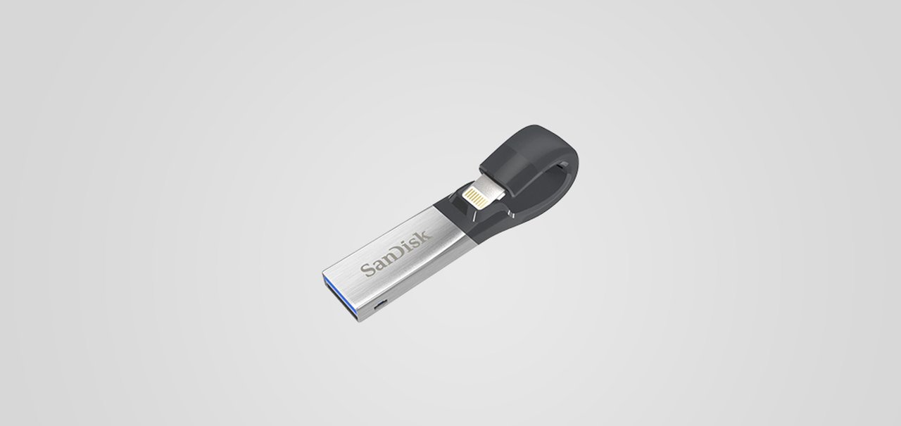 iPhone sem espaço? Confira este pendrive compatível com celulares da Apple