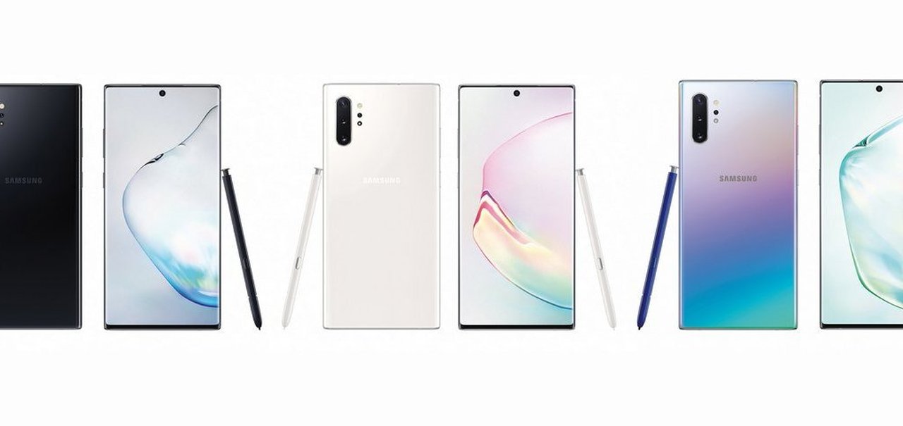 Samsung Galaxy Note 10: vazamento mostra somente três opções de cores