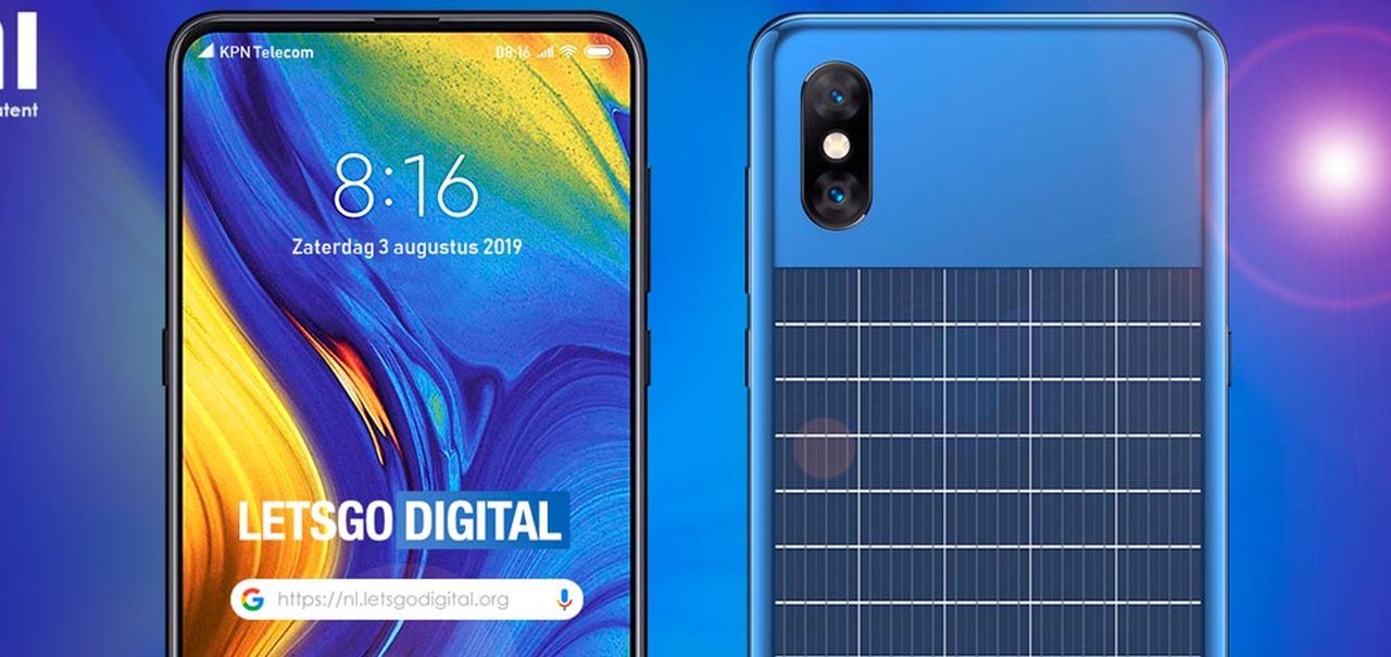 Xiaomi quer colocar painel solar na traiseira de celulares, indica patente