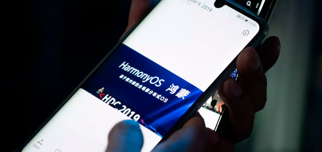 Huawei só lançará celular com HarmonyOS se for banida do Android