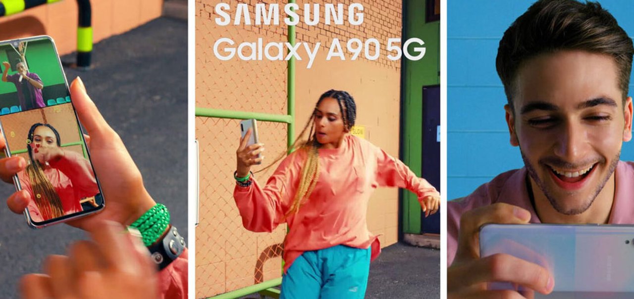 Samsung apresenta o Galaxy A90 5G com câmera de 48 MP e Snapdragon 855