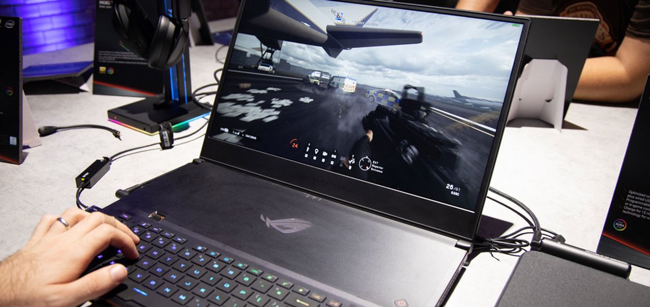 Novo Asus ROG Zephyrus S tem 'tela lisinha' de 300 Hz e RTX 2080