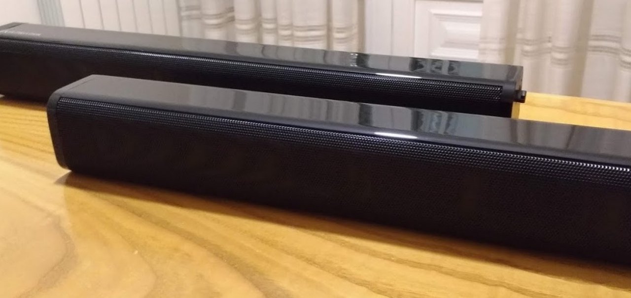 Soundbar Alfawise XBR: 40 Watts de potência para TVs Bluetooth e celulares