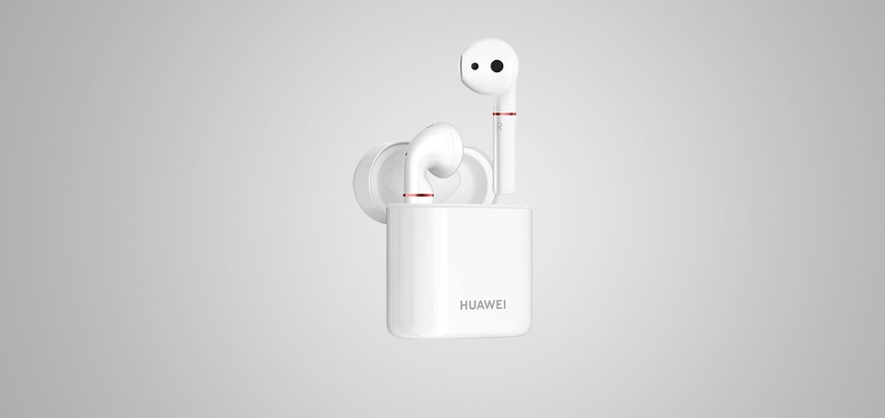 Huawei Freebuds 2 parece o Apple AirPods, só que mais barato