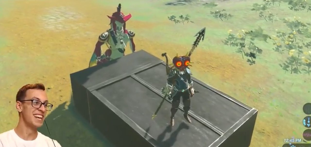 The Legend of Zelda: Breath of the Wild tem glitch que cria carro