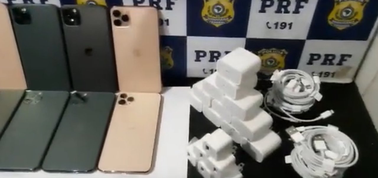 Polícia apreende R$ 150 mil em iPhones 11 contrabandeados na Bahia