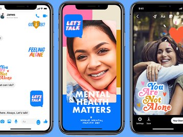 Facebook lança pacote de figuras para promoção de saúde mental 