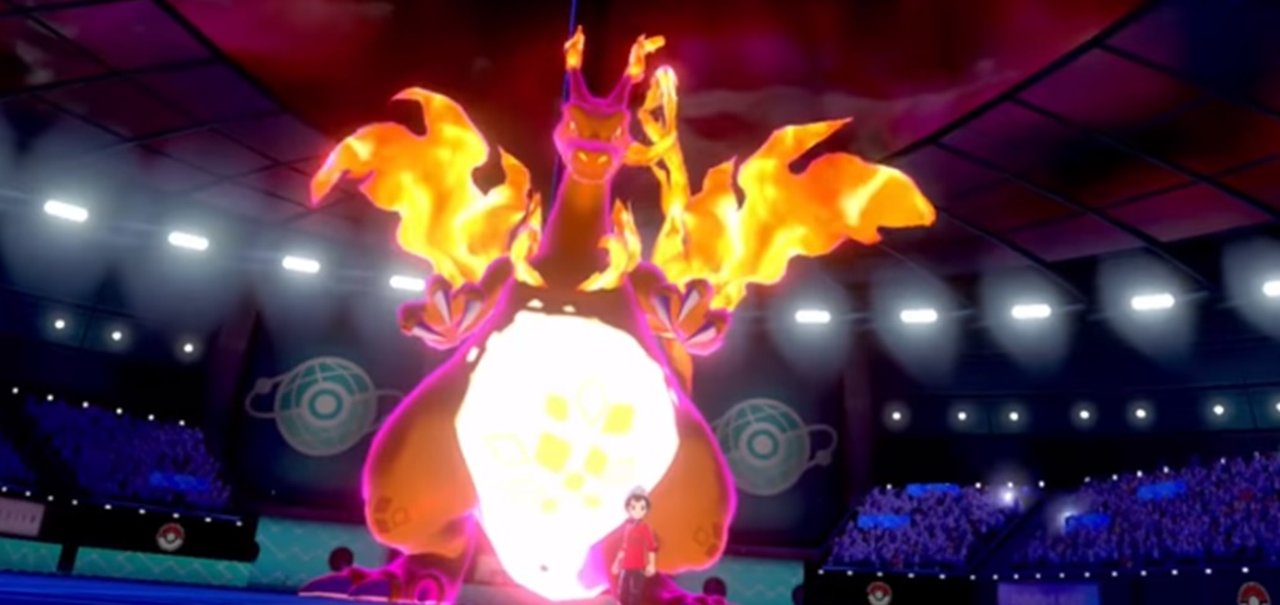 Pokémon Sword/Shield: vídeo mostra Pikachu e Charizard Gigantamax