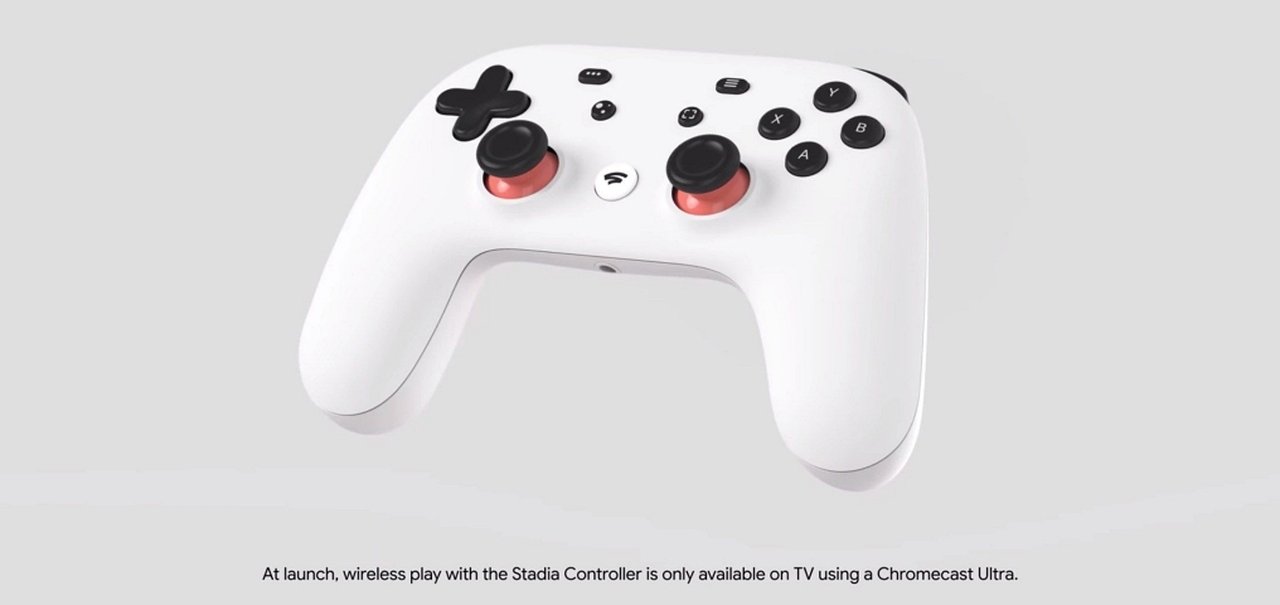 Stadia controller funciona sem fio apenas com Chromecast Ultra, diz Google