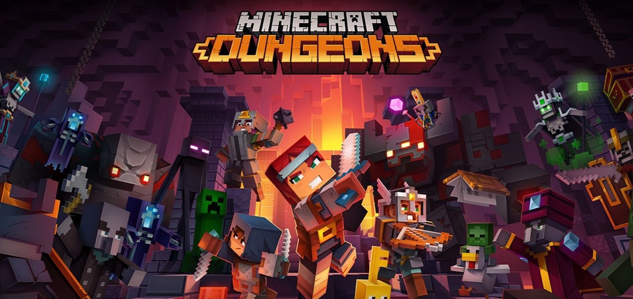 Minecraft Dungeons foi criado para ser um jogo do Nintendo 3DS