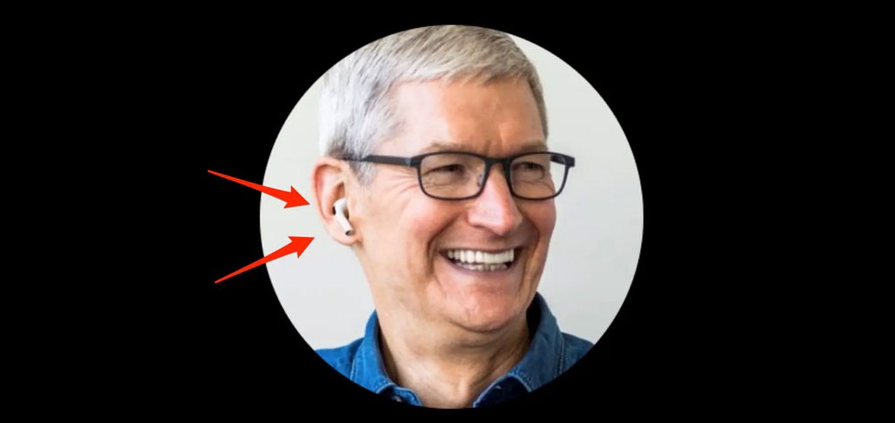 Pego no flagra: foto de Tim Cook com AirPods Pro é montagem