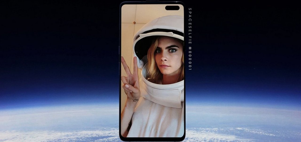 Selfie espacial da Samsung termina com Galaxy S10 em quintal americano