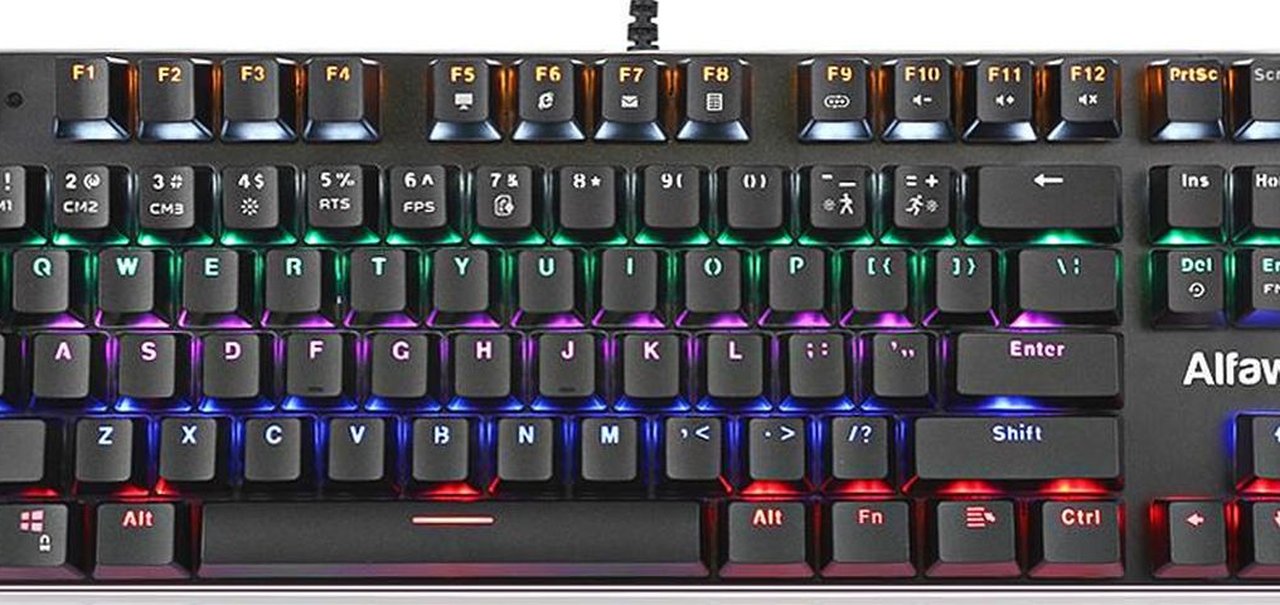 Teclado mecânico de entrada é baratinho na Gearbest