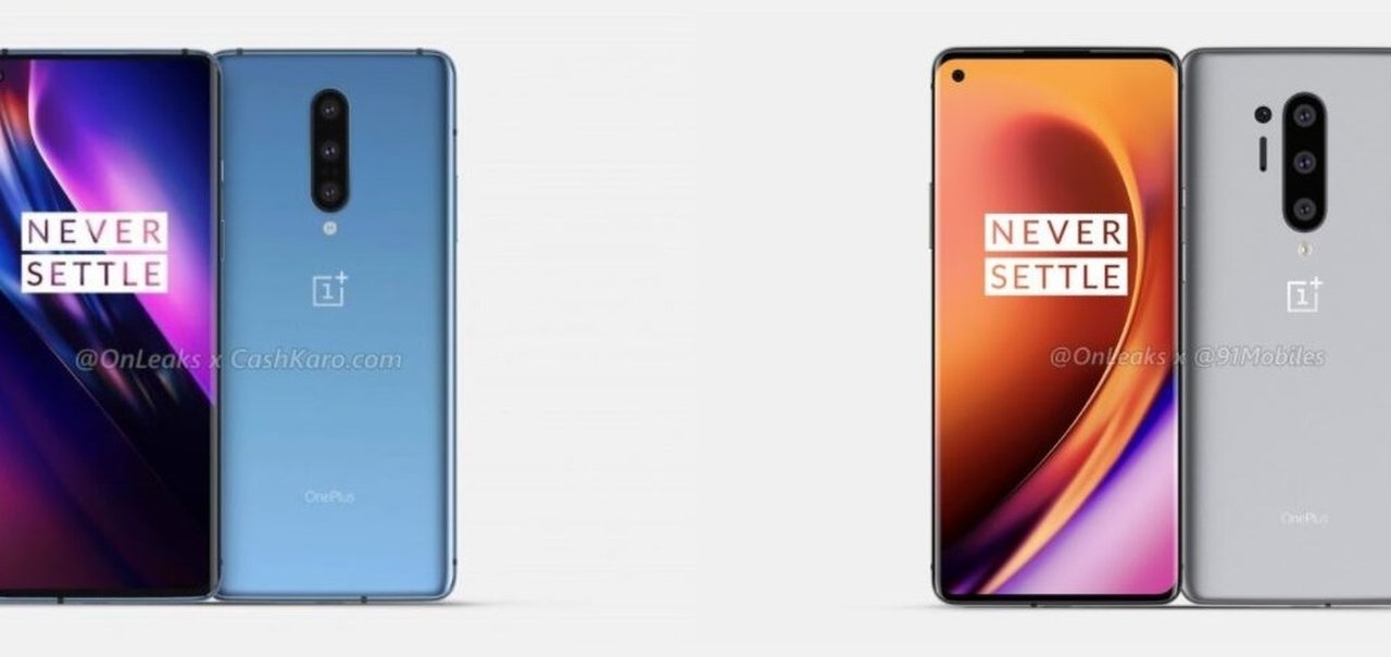 OnePlus 8 e OnePlus 8 Pro já tem especificações, mas lançamento só no Q2