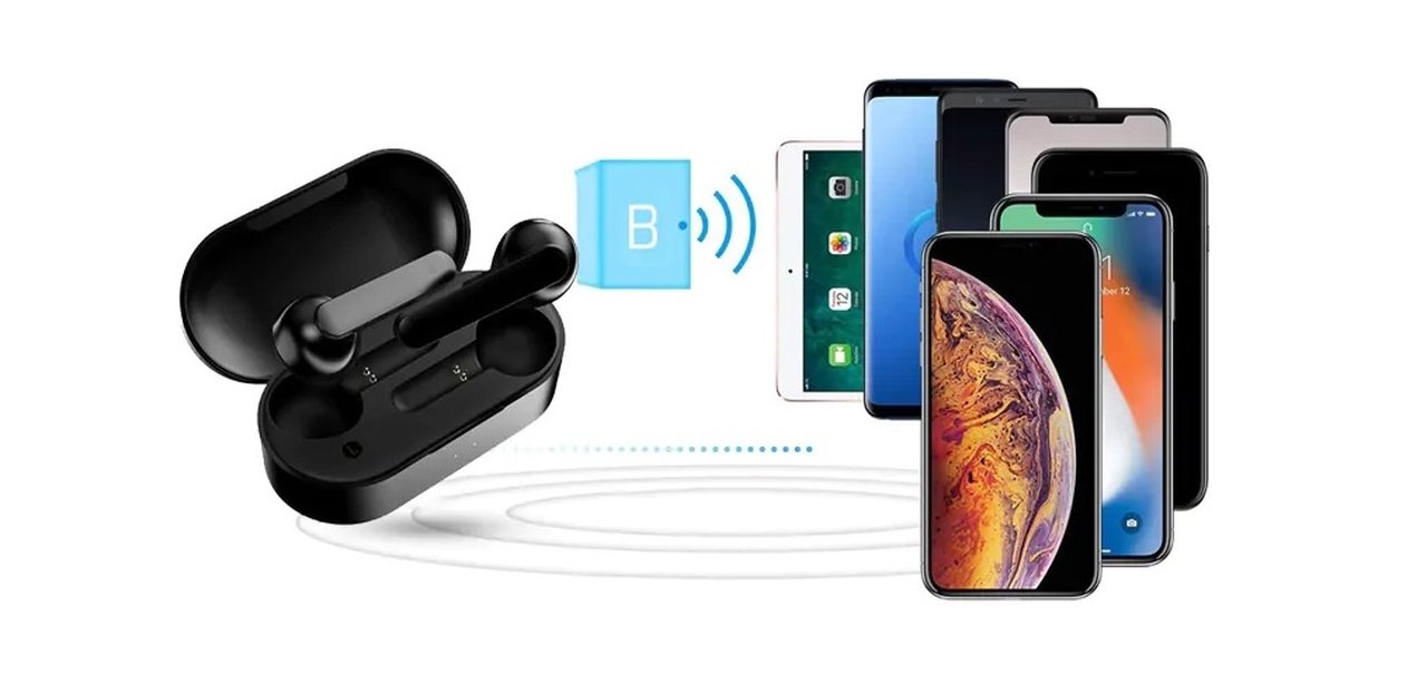 Fone Bluetooth se parece com Apple AirPods, mas custa bem menos