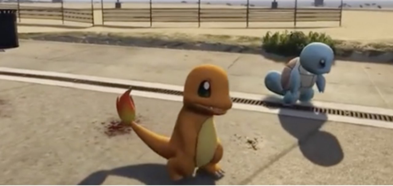 Mod faz pokémons tocarem o terror em GTA V