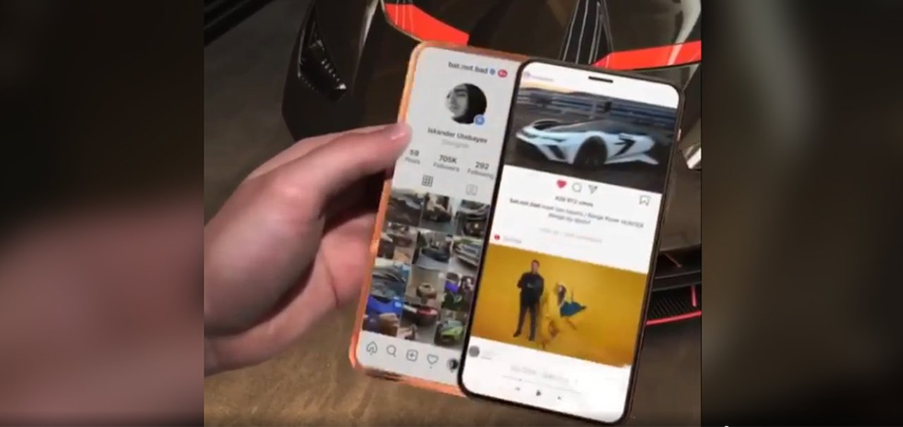 iPhone dobrável com duas telas ganha vídeo conceito no Instagram