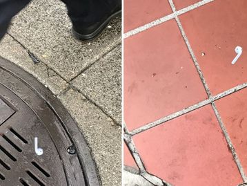 Pegadinha do AirPods de adesivo faz sucesso nos EUA [vídeo]