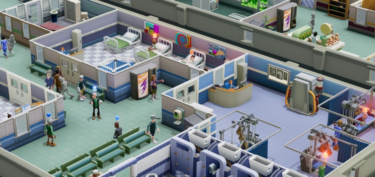 Simulador Two Point Hospital chegará ao Xbox Game Pass em fevereiro