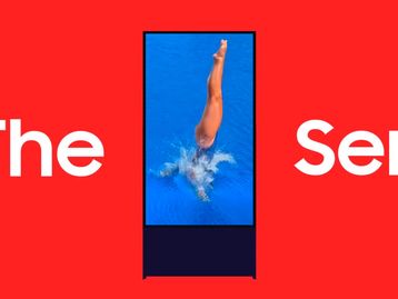 Samsung lançará Smart TV vertical Sero globalmente neste ano
