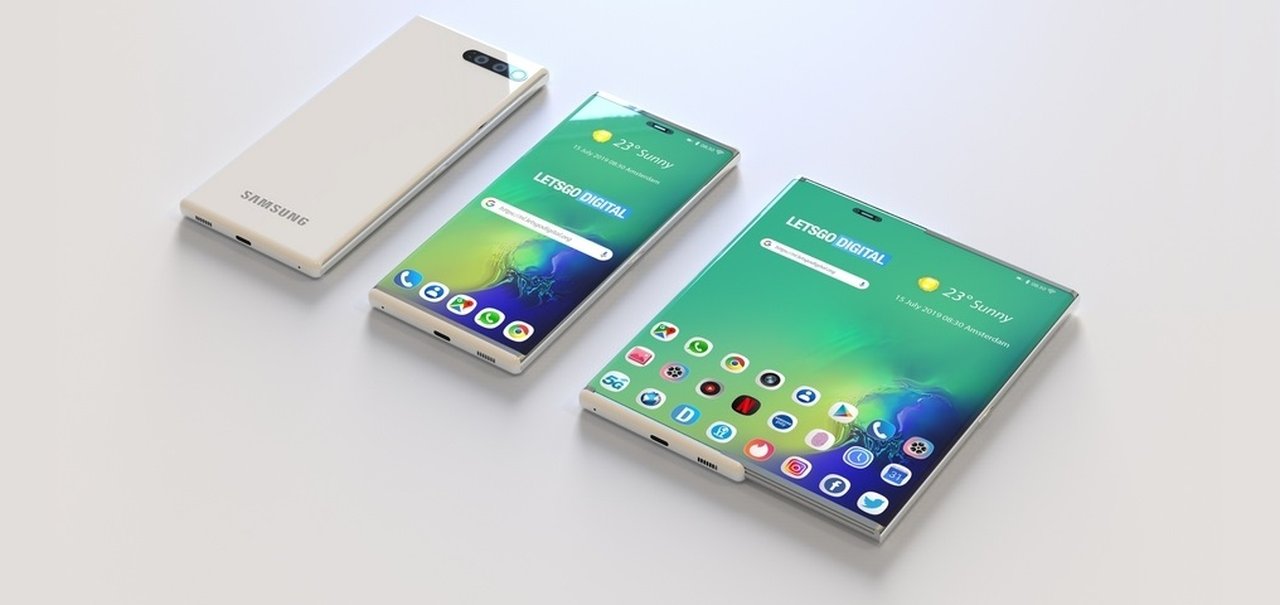 Celular Samsung expansível aparece na CES 2020