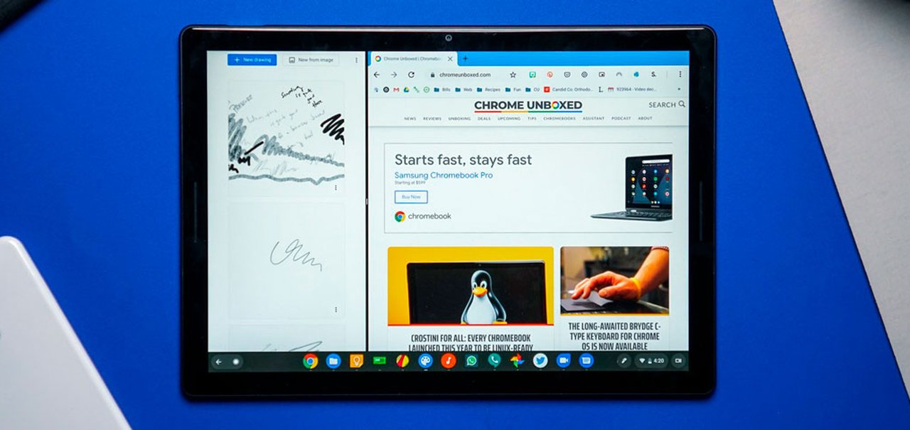 Chrome OS recebe suporte para navegação com gestos em novo beta