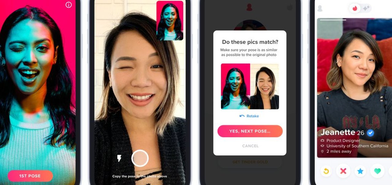 Tinder lança botão de pânico e verificador de foto de perfil